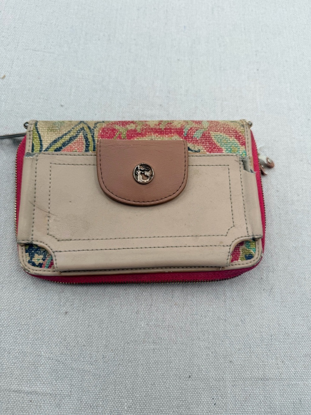 Spartina Linen Floral Wallet
